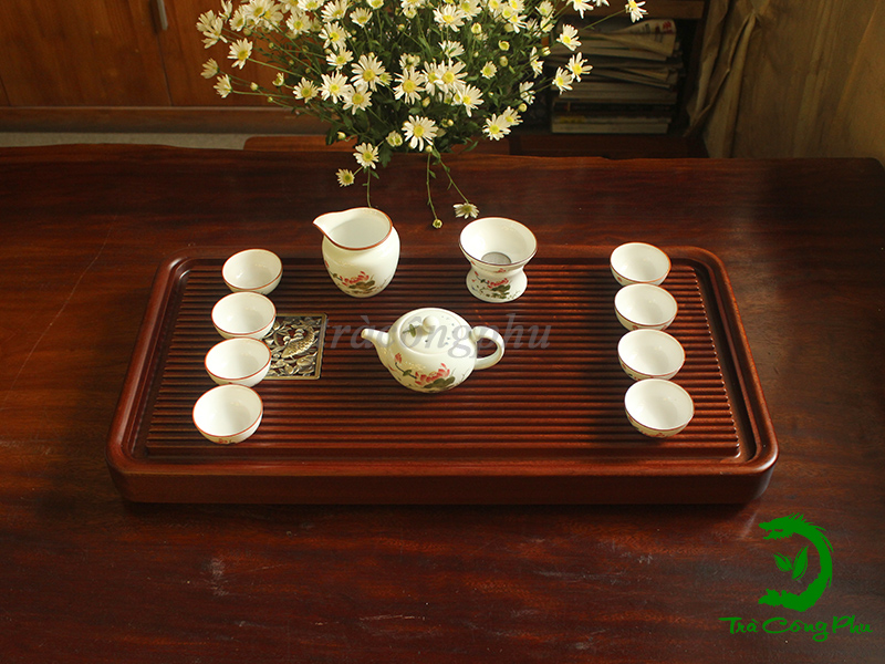 COMBO Khay Trà Giáng Hương - KBAC207